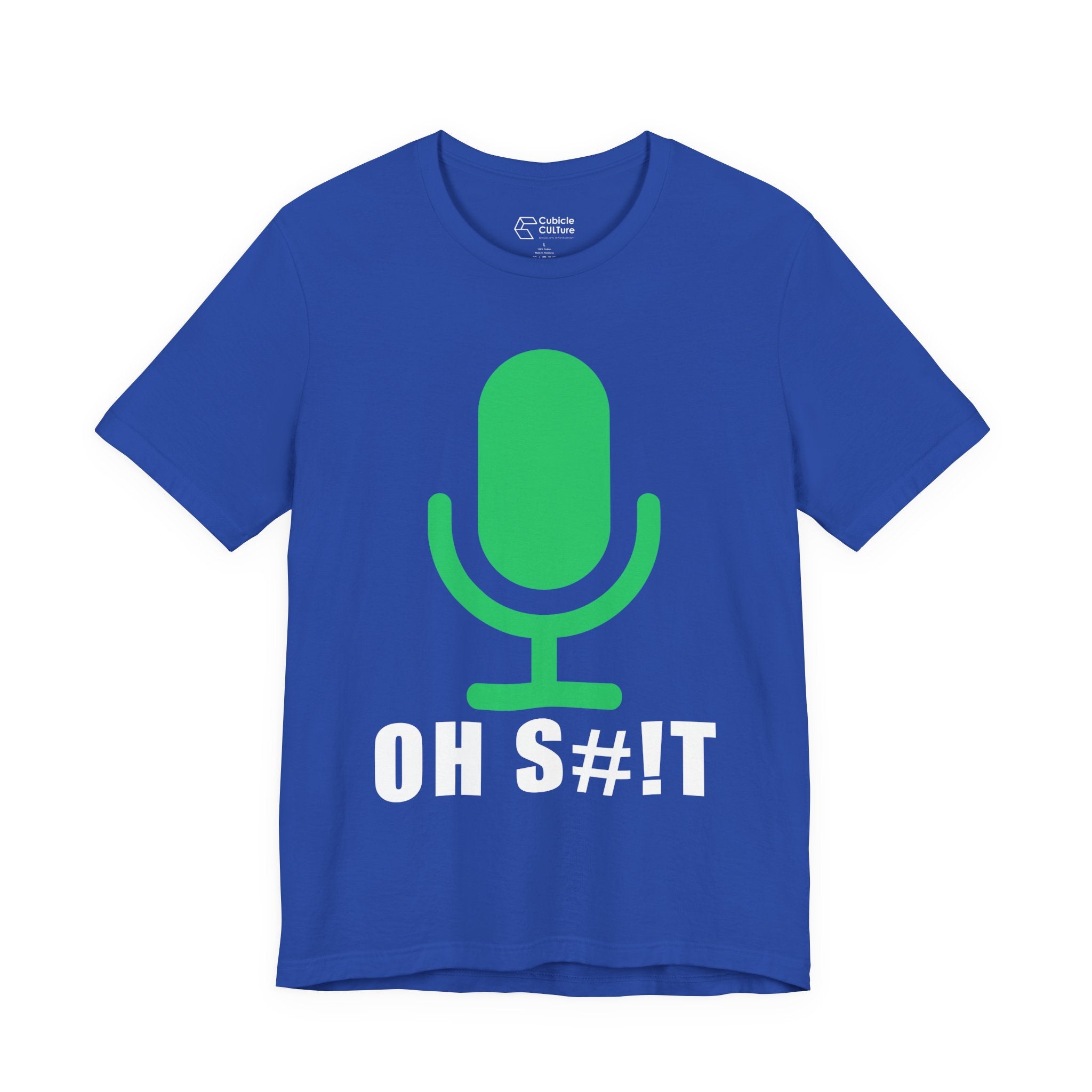 OH S#!T T-Shirt – Hot Mic Zoom Meeting Horror Graphic Tee