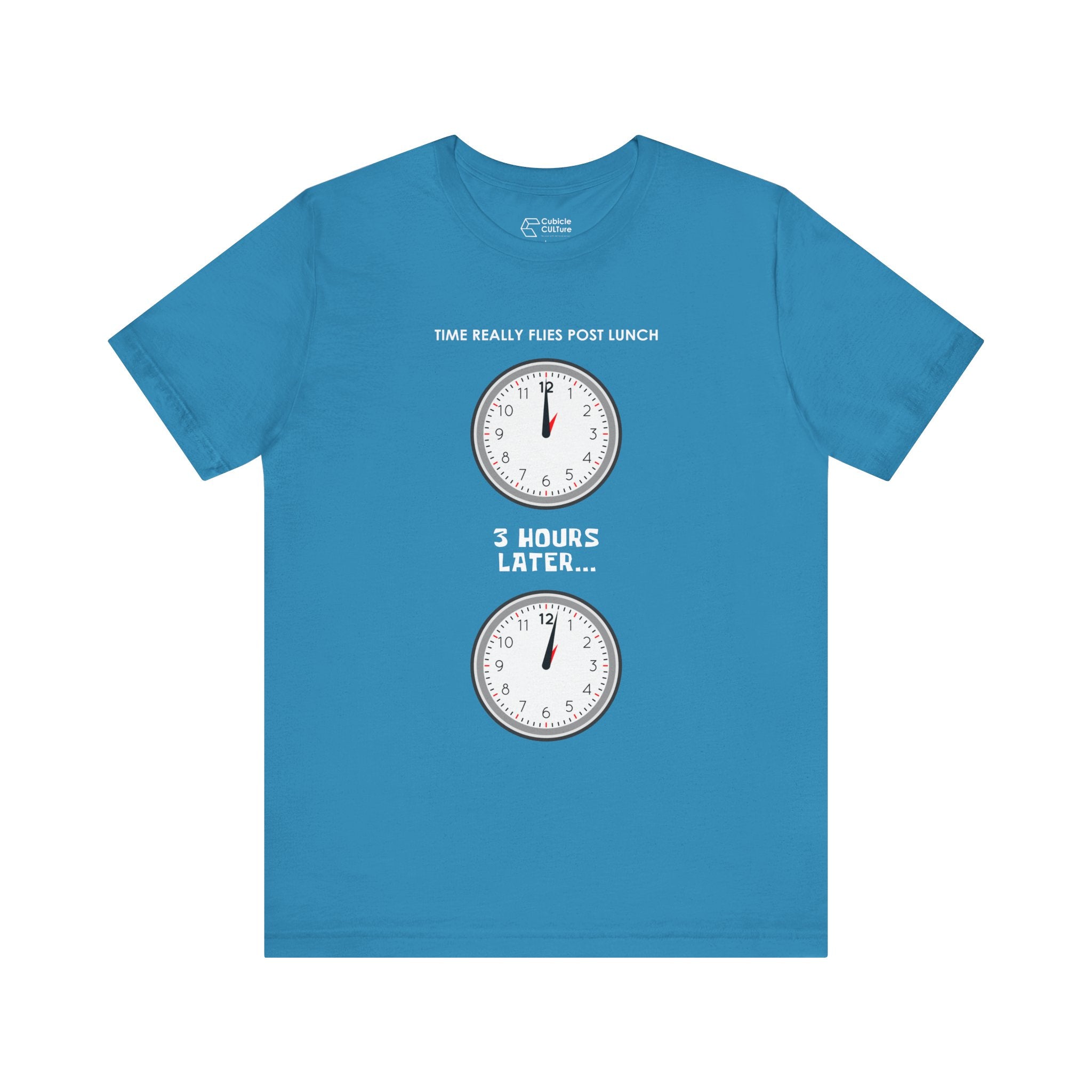 Post Lunch Woe T-Shirt – Dark Humor Afternoon Slump Graphic Tee