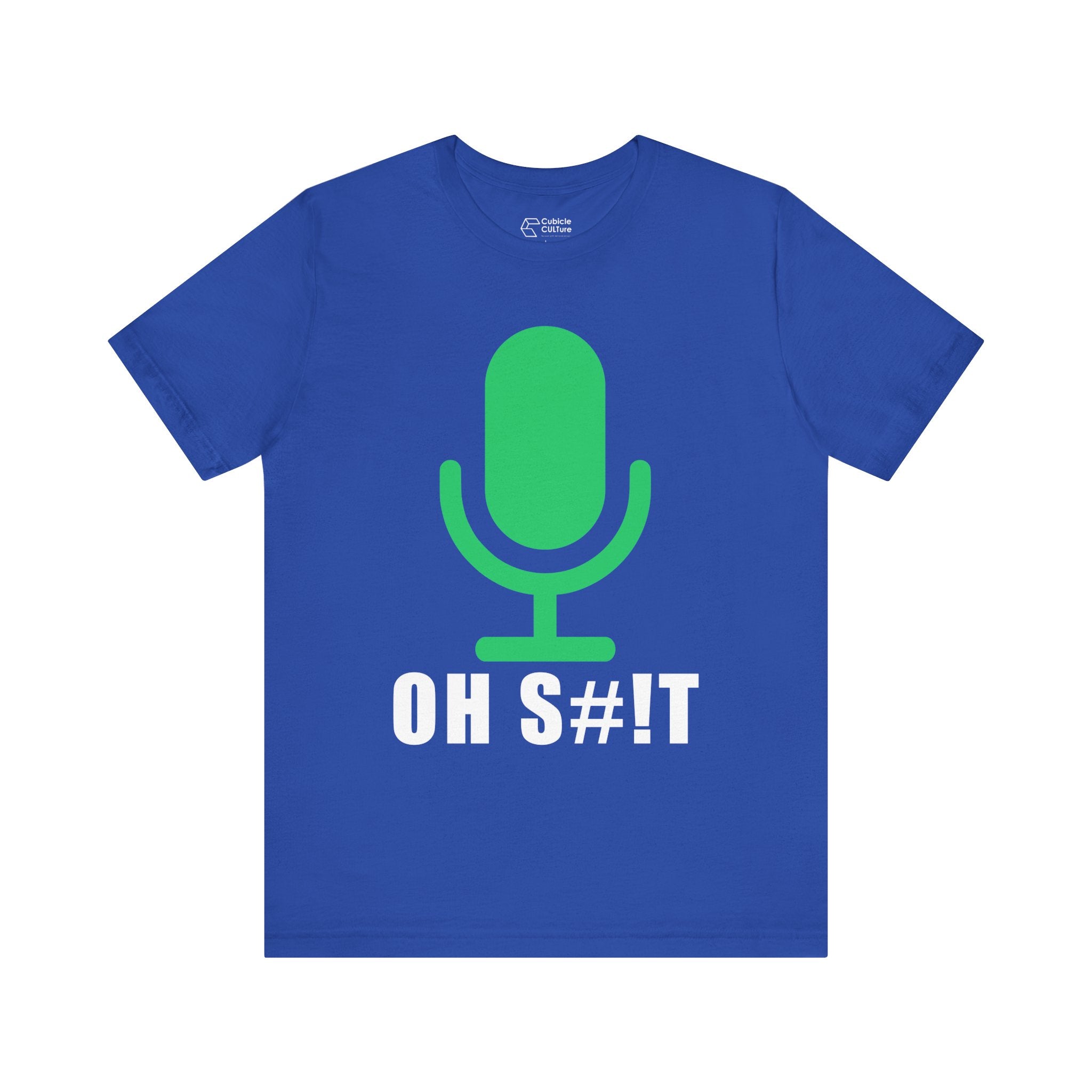 OH S#!T T-Shirt – Hot Mic Zoom Meeting Horror Graphic Tee