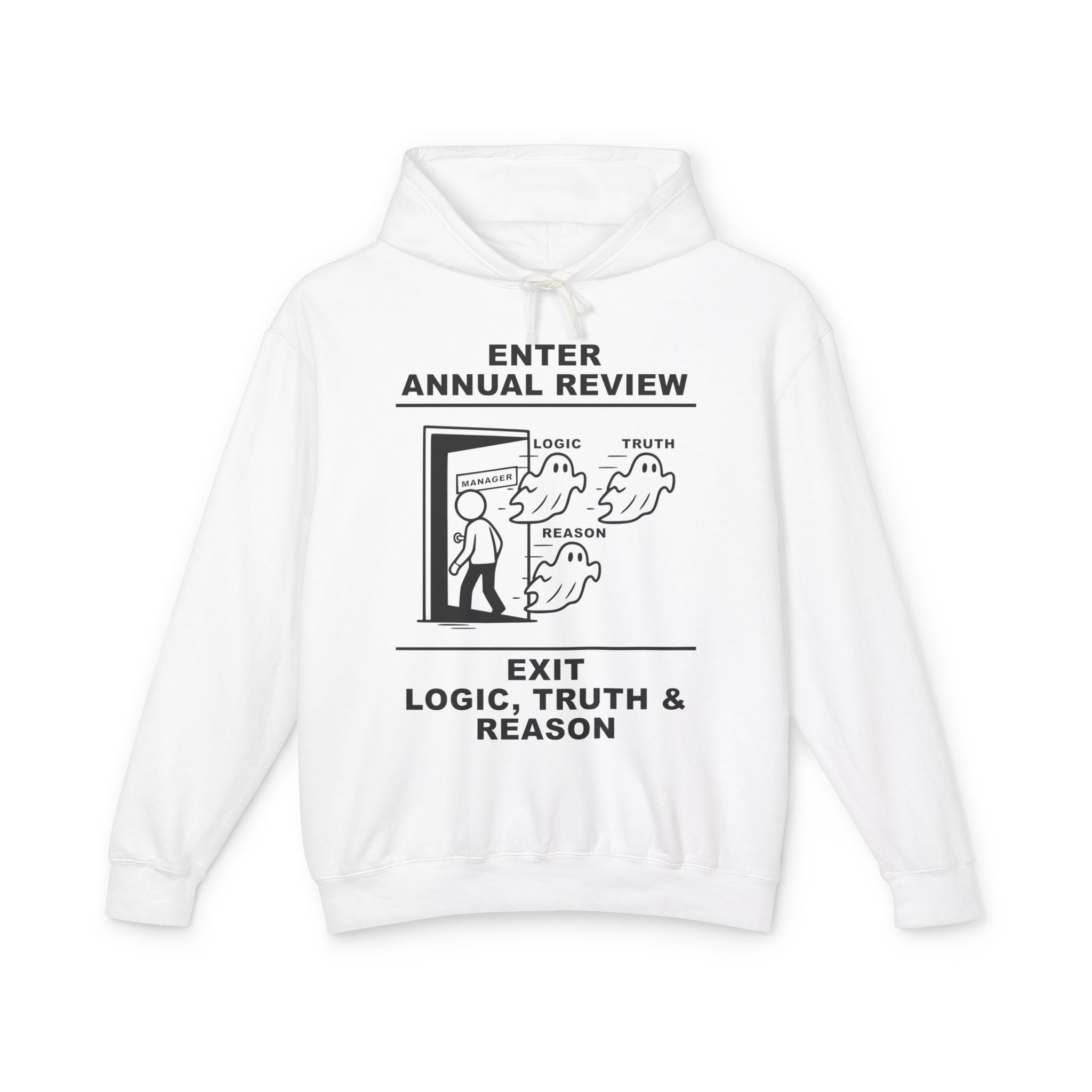 Annual Review Hoodie – Cliffverse Office Humor Hoodie for Corporate Survivors
