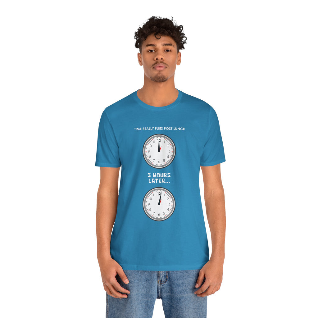 Post Lunch Woe T-Shirt – Dark Humor Afternoon Slump Graphic Tee