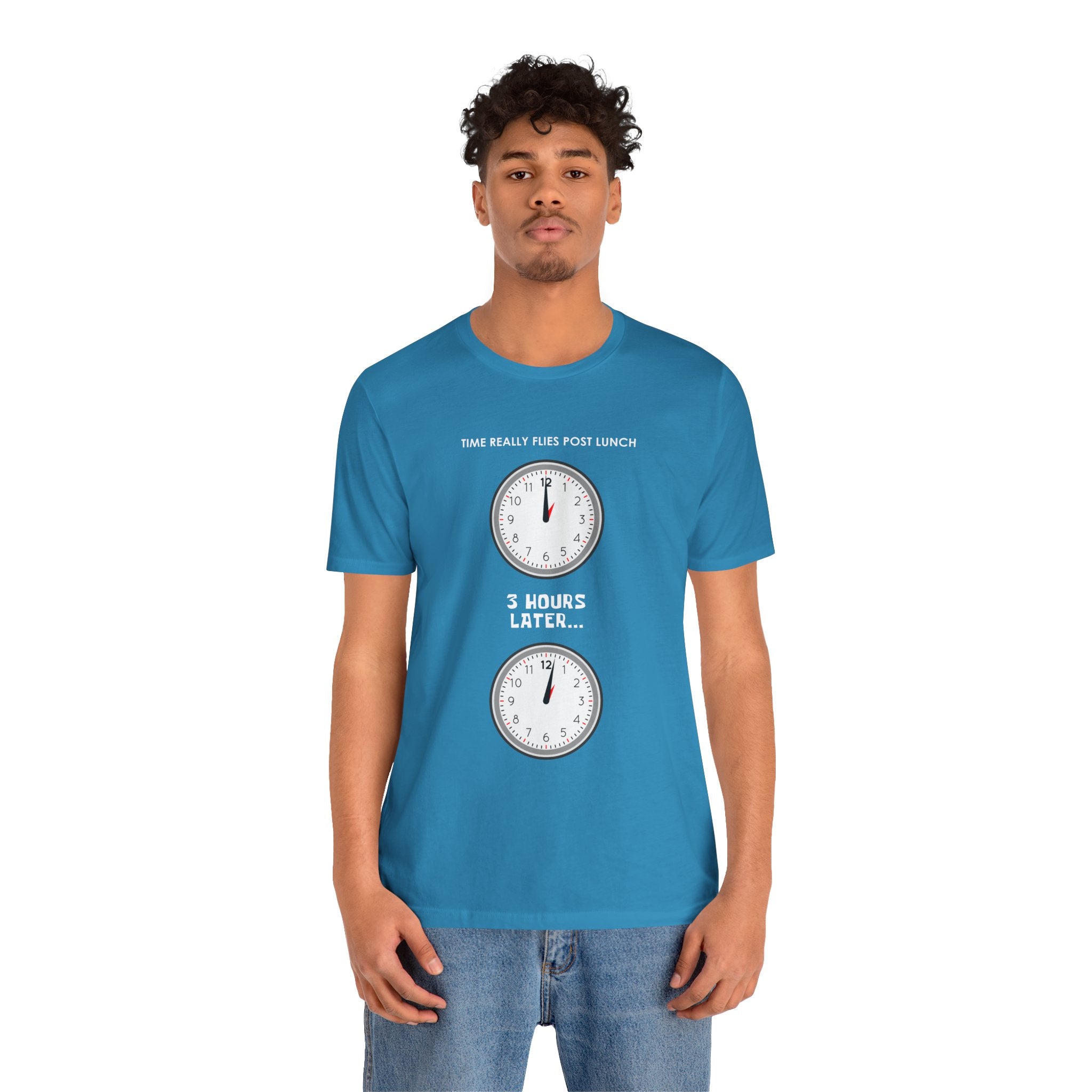 Post Lunch Woe T-Shirt – Dark Humor Afternoon Slump Graphic Tee