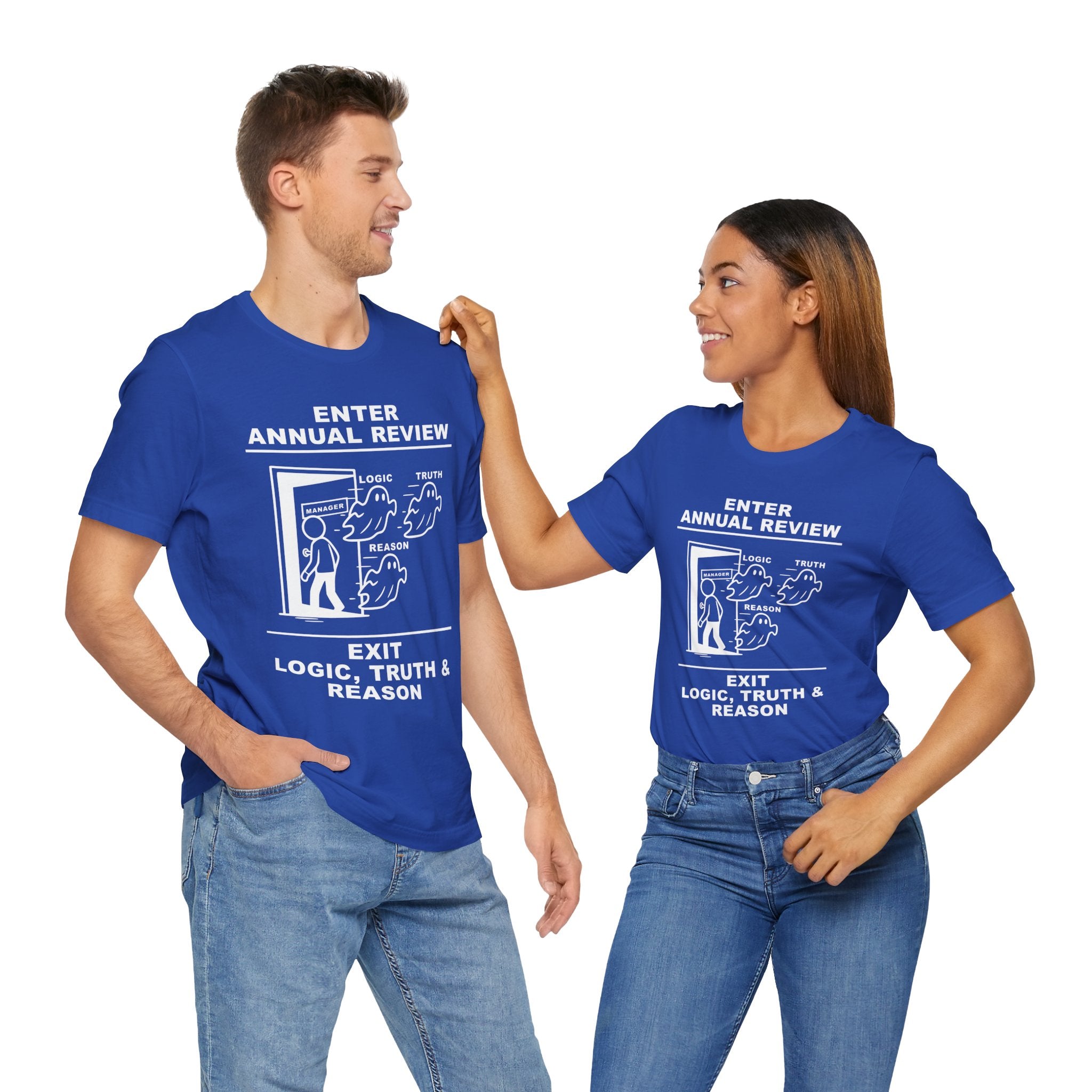 Annual Review T-Shirt – Cliffverse Office Humor Graphic Tee for Corporate Survivors