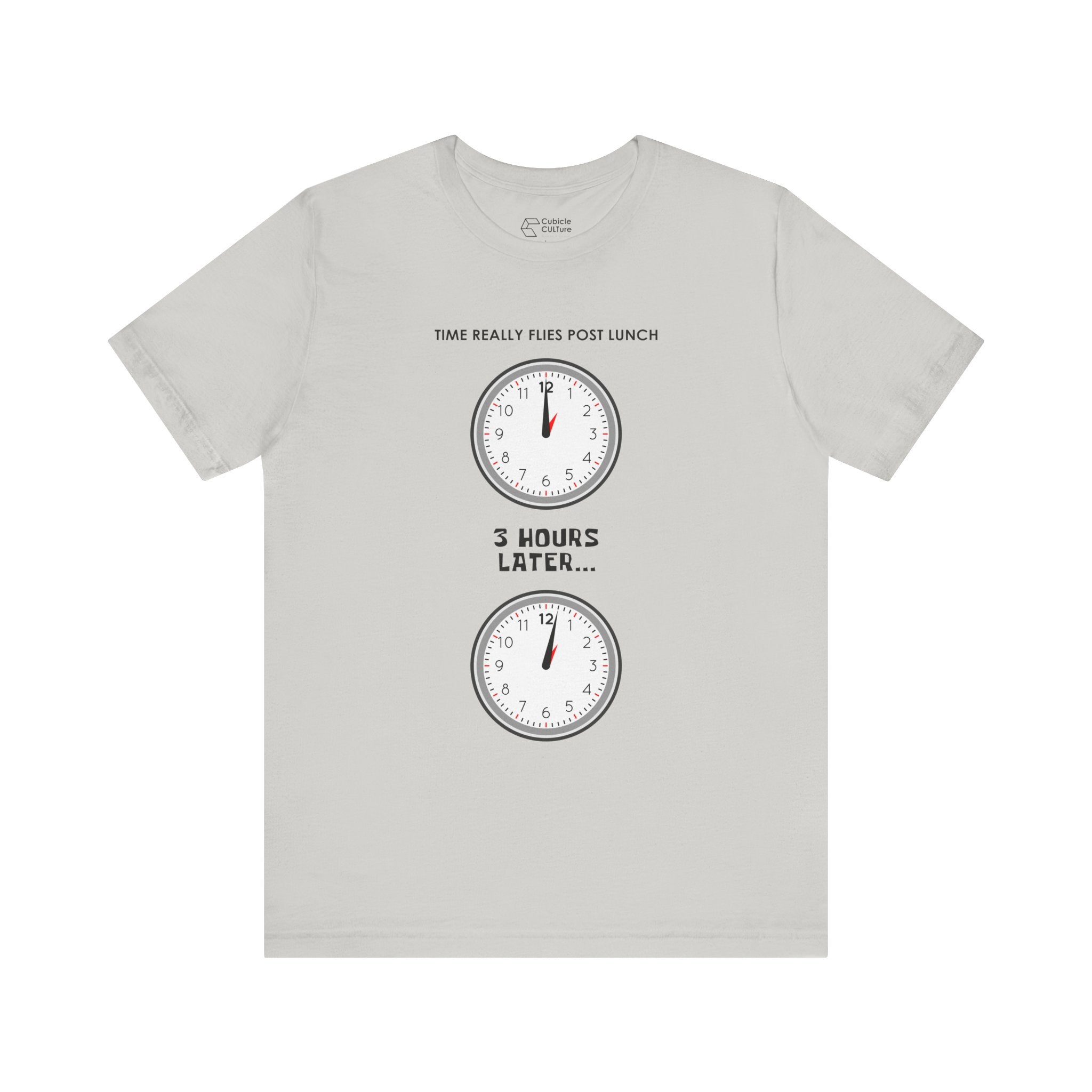 Post Lunch Woe T-Shirt – Dark Humor Afternoon Slump Graphic Tee